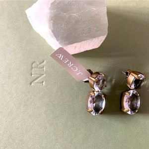 New J. Crew Crystal Earrings